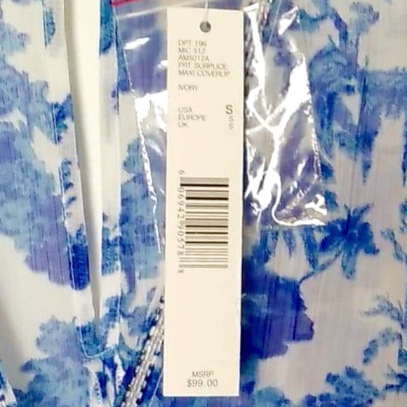 Antonio Melani Surplice Neckline Long Maxi Coverup - Picture 3 of 3